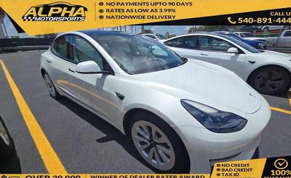TESLA MODEL 3 2022 5YJ3E1EB5NF248123 image